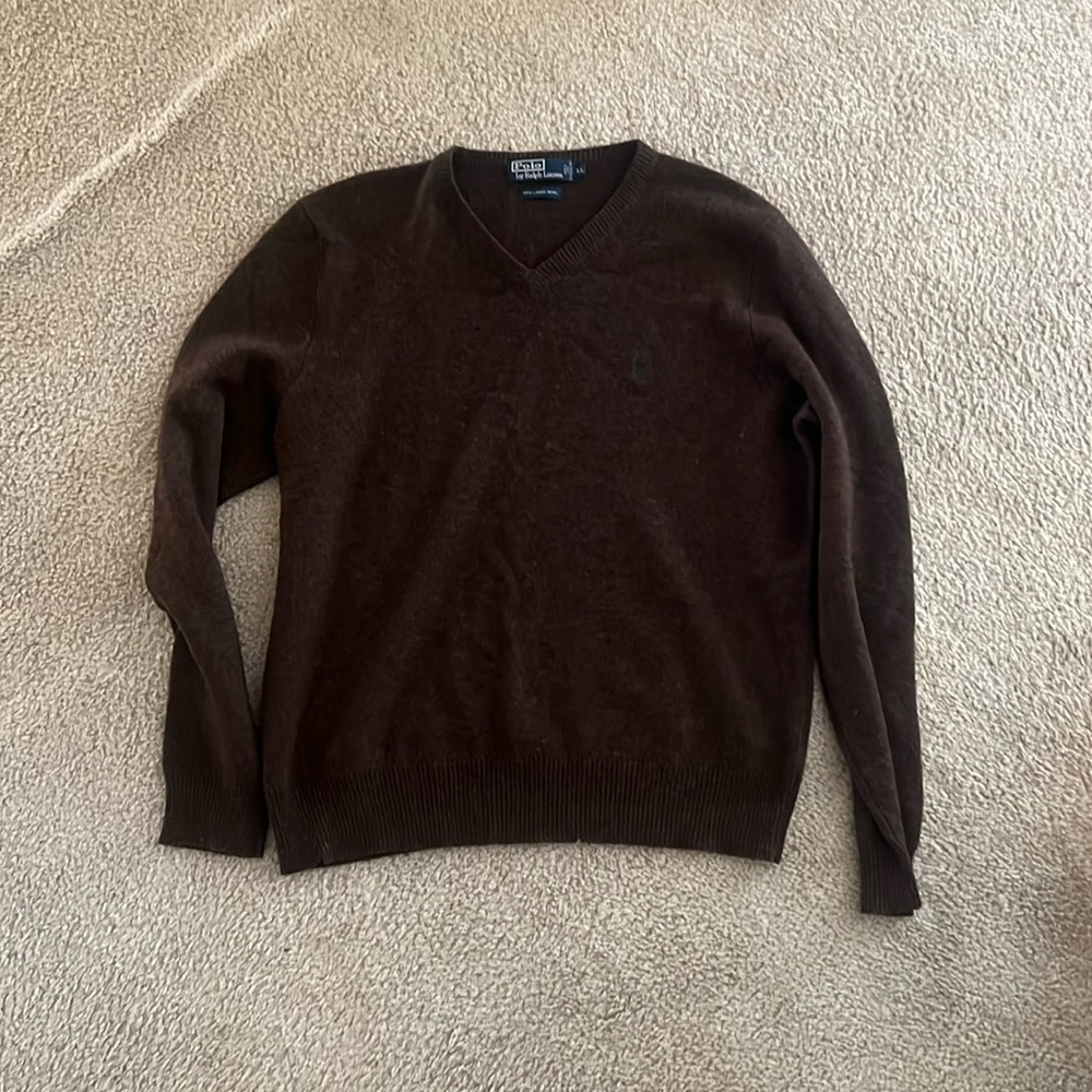 Polo by Ralph Lauren Sweater - 100% Lamb Wool